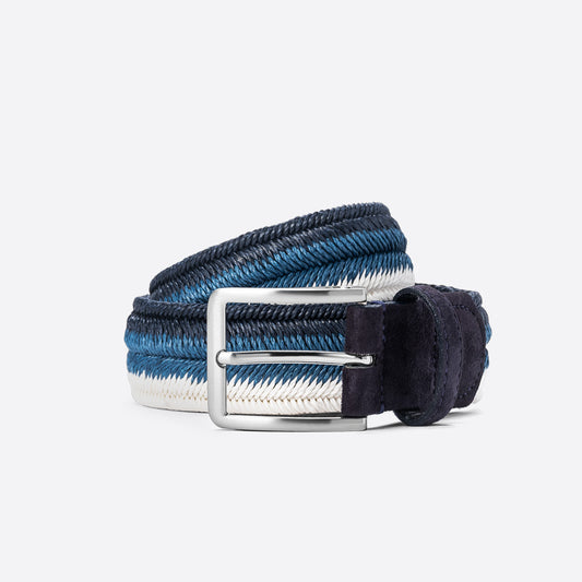 Arrow Navy/Blue/White Men's Belt
