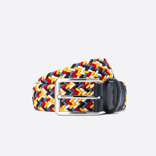 Chaos Blue/Yellow/Red/Navy/White Men's Belt