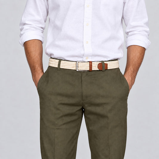 Control Cream Men's Belt