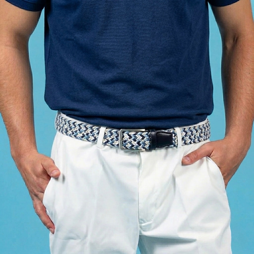 Chaos Navy/Blue/Cream Men's Belt