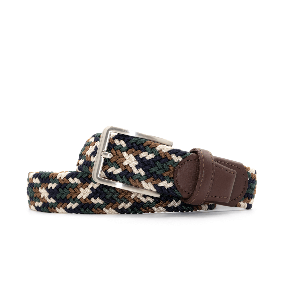 Chaos Green/Brown/Cream Men's Belt