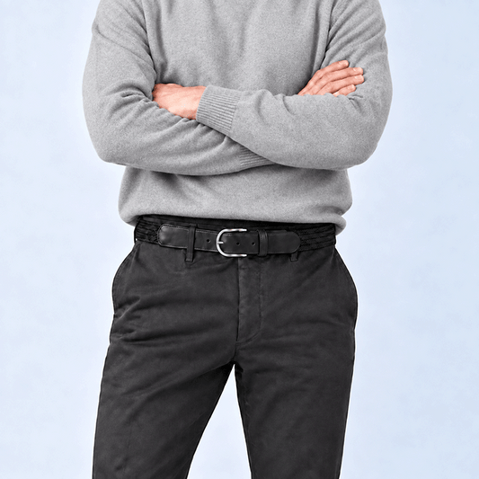 Wavelength Black Men's Belt