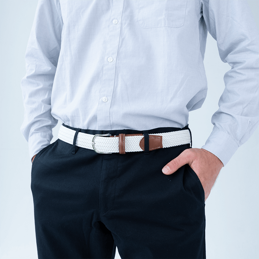 Basis White Men's Belt