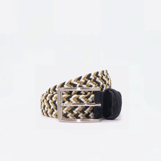 Chaos Cream/Beige/Green Men's Belt