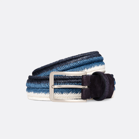Arrow Navy/Blue/White Men's Belt