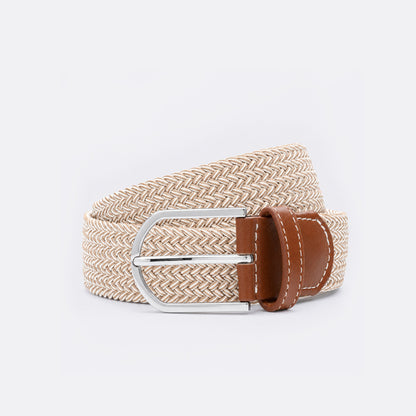 Basis Beige/White Men's Belt