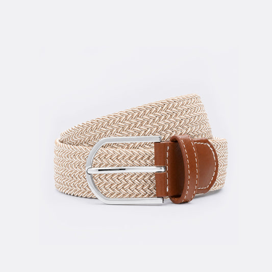 Basis Beige/White Men's Belt
