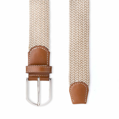 Basis Beige/White Men's Belt