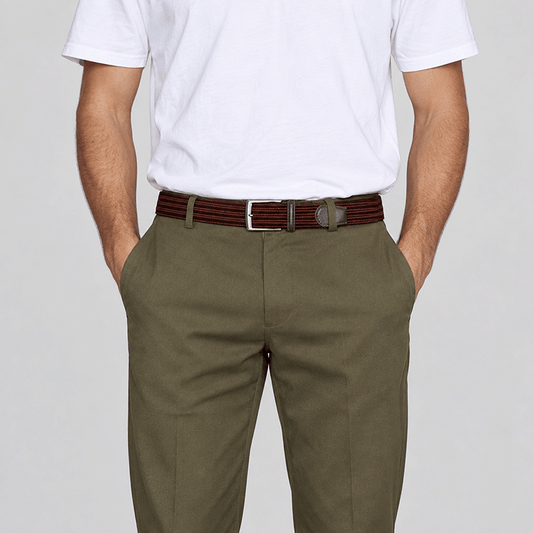 Control Brown Men's Belt