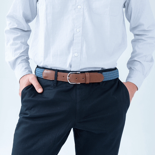 Wavelength Blue Men's Belt