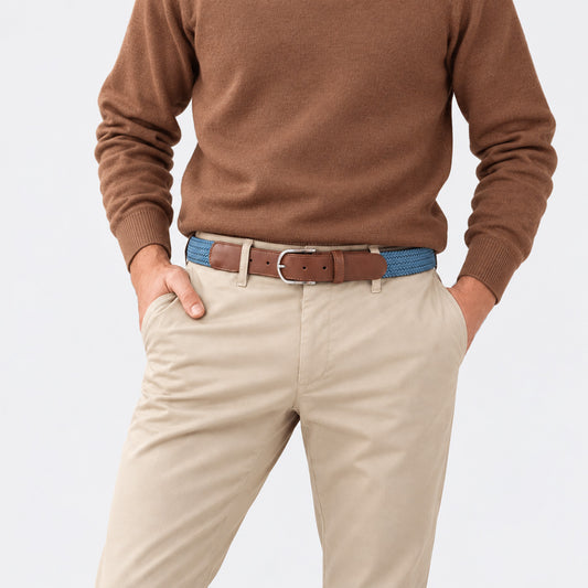 Wavelength Blue Men's Belt